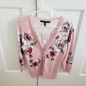Cropped 3/4 sleeve sweater